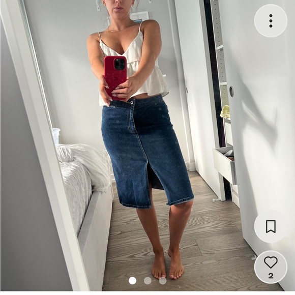Vintage gap denim skirt - Picture 1 of 3